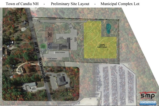 Safety Facility Preliminary Site Layout of Municipal Complex Lot
